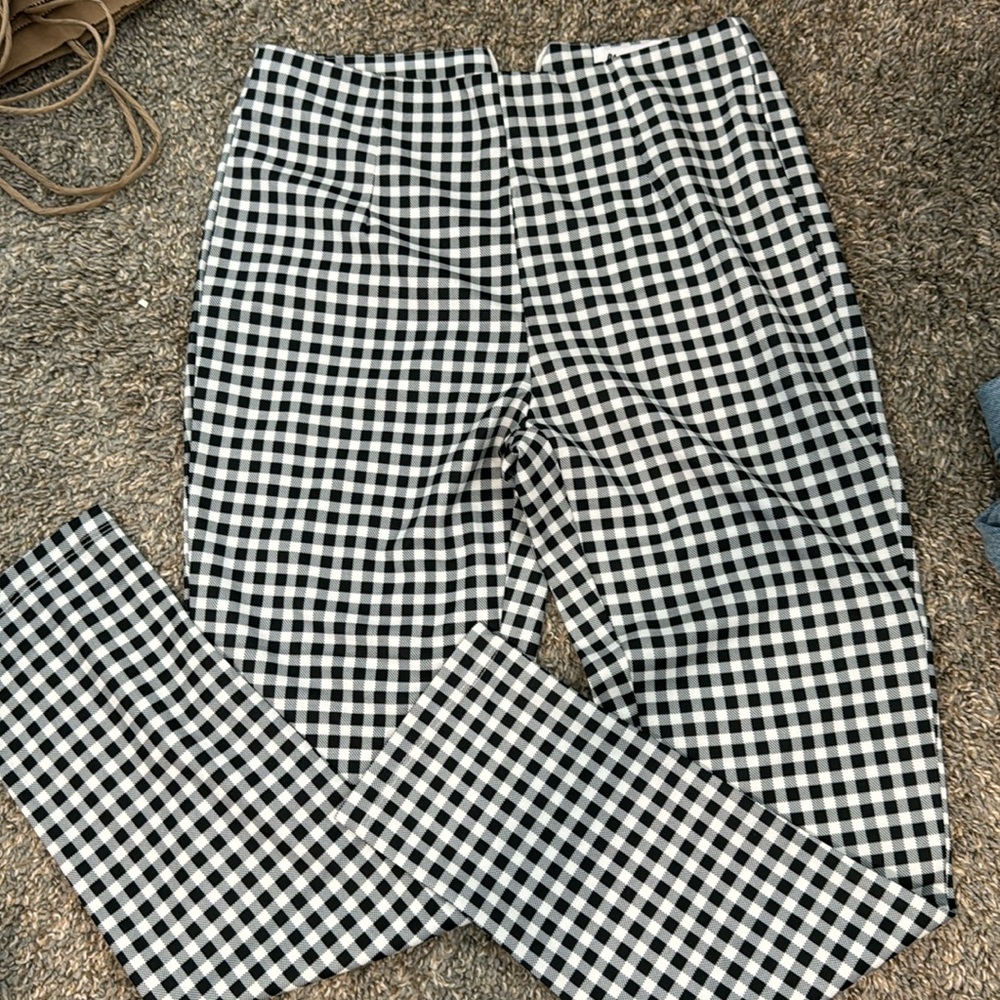 Princess Polly black and white pants